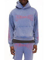 PURPLE BRAND P447 Arched Gothic Hoodie at Gravity NYC